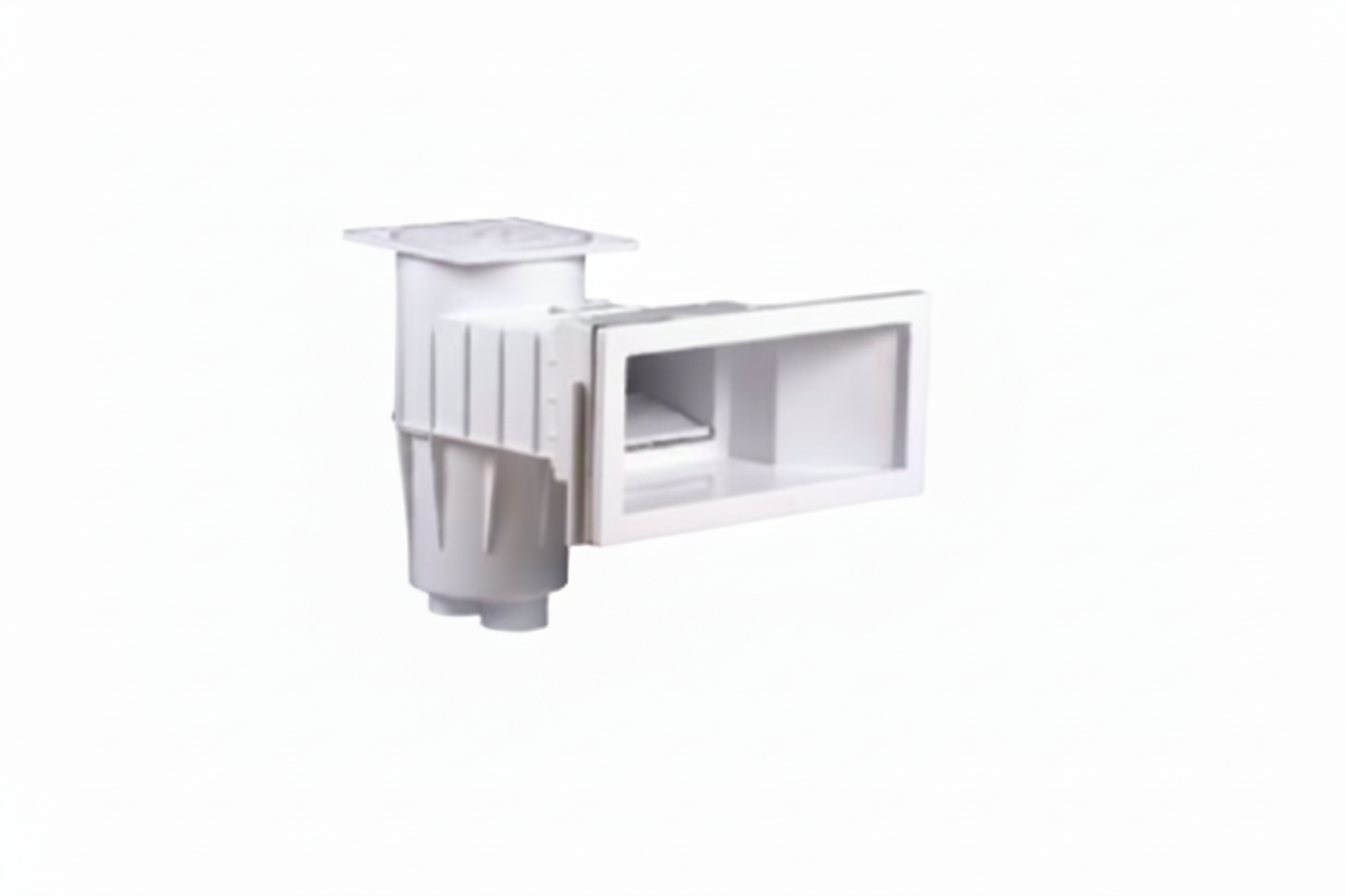 Skimmer de Boca Ancha Weltico A800 Blanco - Efecto Piscina Infinita - para piscinas de hormigón / liner
