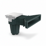 Skimmer de Boca Ancha Weltico A800 Blanco - Efecto Piscina Infinita - para piscinas de hormigón / liner