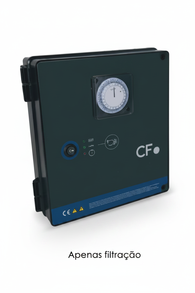 Quadro Elétrico CF para Piscinas – Comando de Filtração e Iluminação
