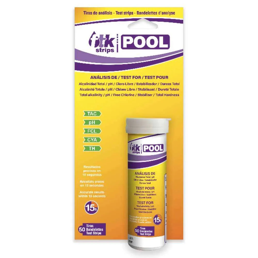 Tiras Analíticas Piscimar FTK STRIPS – Para Piscina e SPA (Escolha a sua Variante)