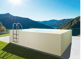 Piscina DolceVita Diva LTI 35 – 3x5m Total White | Estrutura de Luxo com Base Reforçada