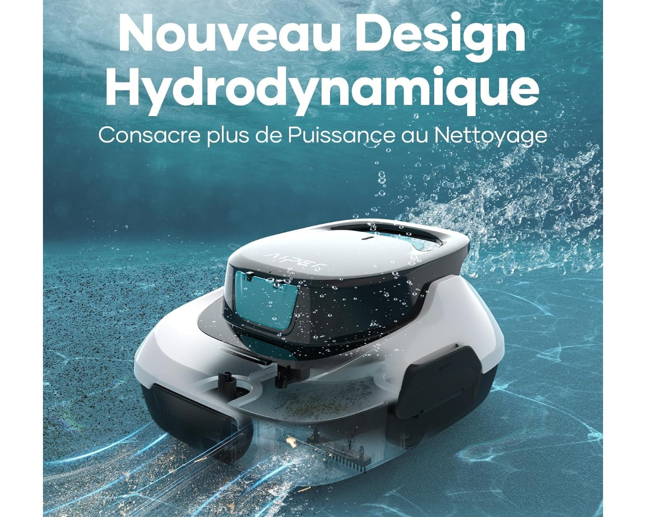 Robot de Piscina Sem Fios Aiper Scuba 800 – Limpeza Automática até 80m²