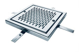 Grelha de 252 x 252 inox