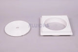 Tampa de Skimmer 15L Branca com Placa Frontal Quadrada - Gama Easycolor