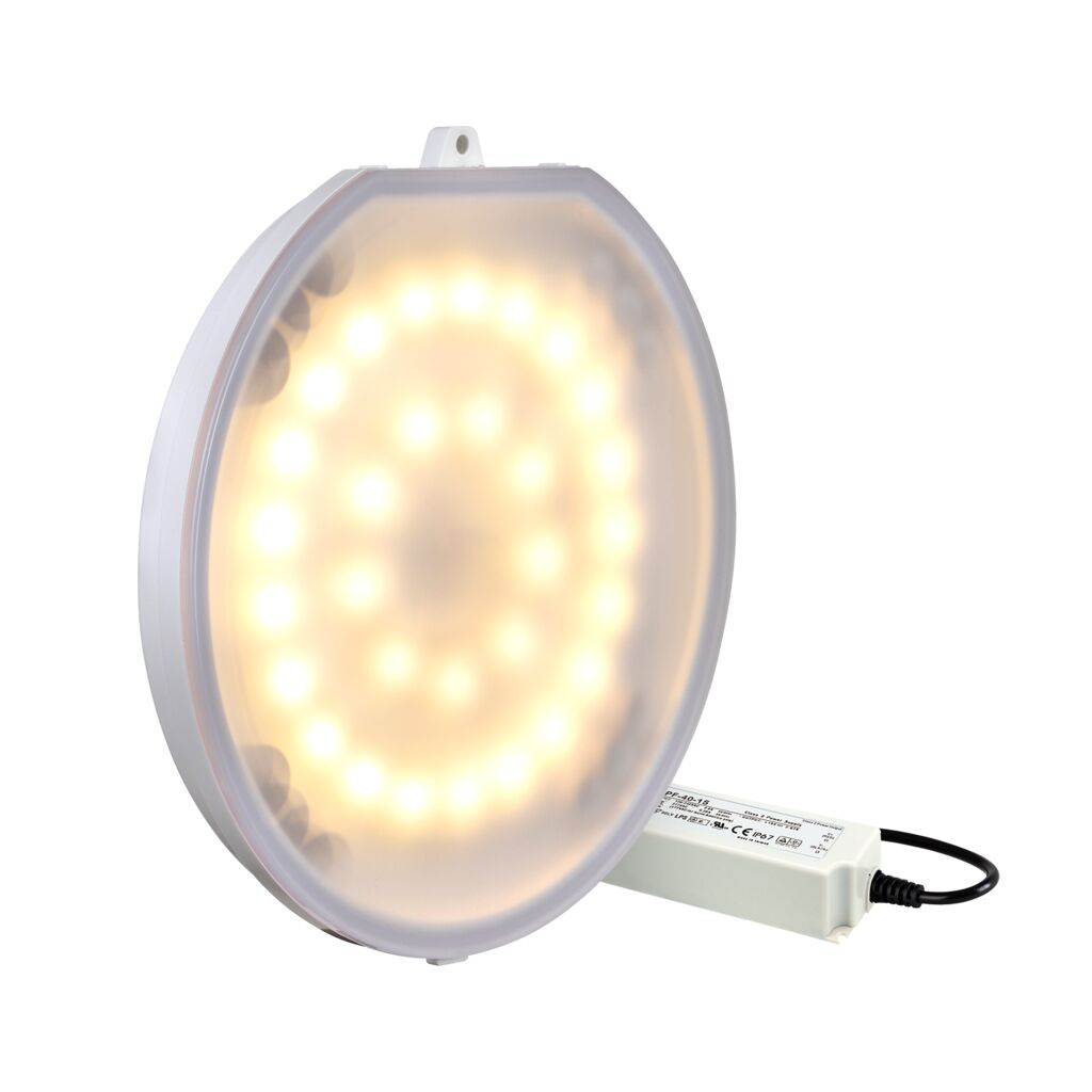 Projetor LED Flexi On/Off AstralPool LumiPlus – Branco ou Branco Quente, 12 VAC e 24 VDC