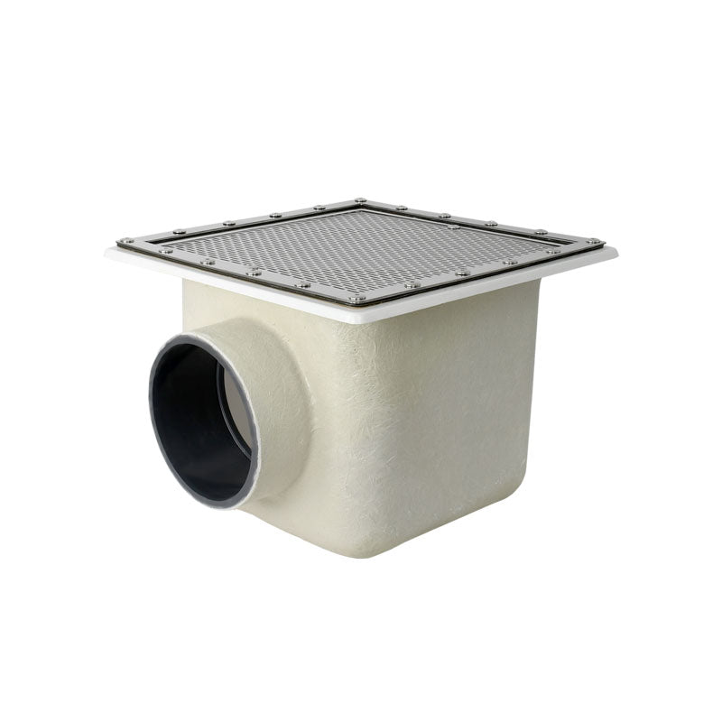 Ralo de poliéster e fibra de vidro 515 mm x 515 mm