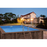 Piscina de Madeira Summer Oasis 6,00x4,19m (A1,31m)