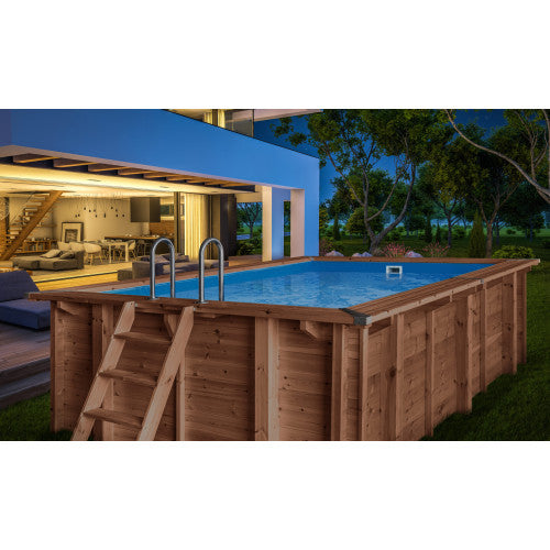 Piscina de Madeira Summer Oasis 6,00x4,19m (A1,31m)