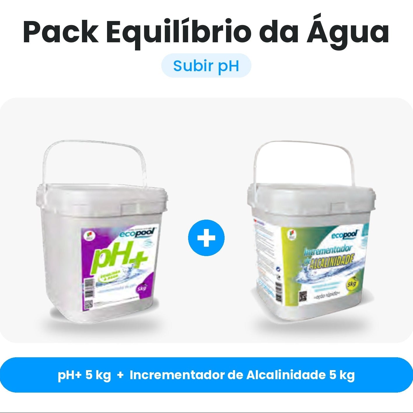 Pack Equilíbrio da Água Ecopool: pH e Alcalinidade