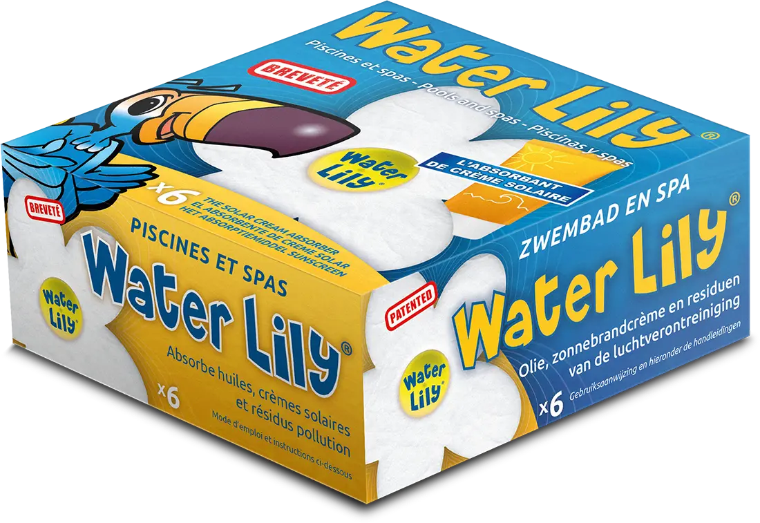 Water Lily® Toucan: Absorvente de Resíduos Gordurosos e Poluição (Caixa 6 Unidades)