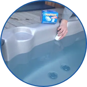 Pool’Gom® Toucan: Conjunto de 3 Esponjas Mágicas para Limpeza de Linha de Água e Acessórios
