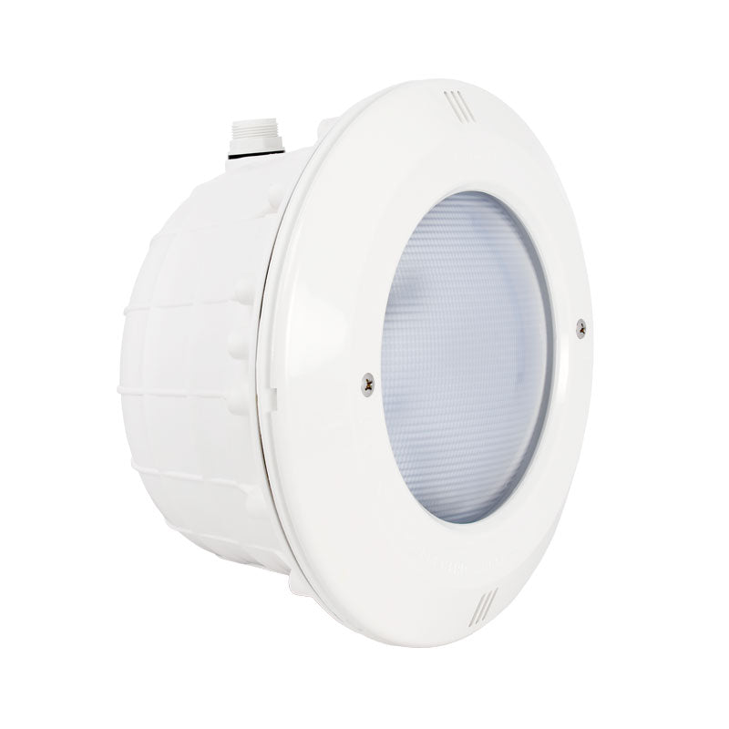 Kit Projetor LED PAR56 Branco Frio + Nicho 230mm para Piscina de Fibra de Vidro