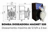 Bomba Doseadora Eletromagnética Avady Magnet (S10, S20 e S40) – Fluxo Constante Ajustável