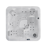 Spa AstralPool Malea (1,98m x 1,98 x 0,74m) – 5 Lugares, 44 Jatos, Design Portátil & Áudio 2.0