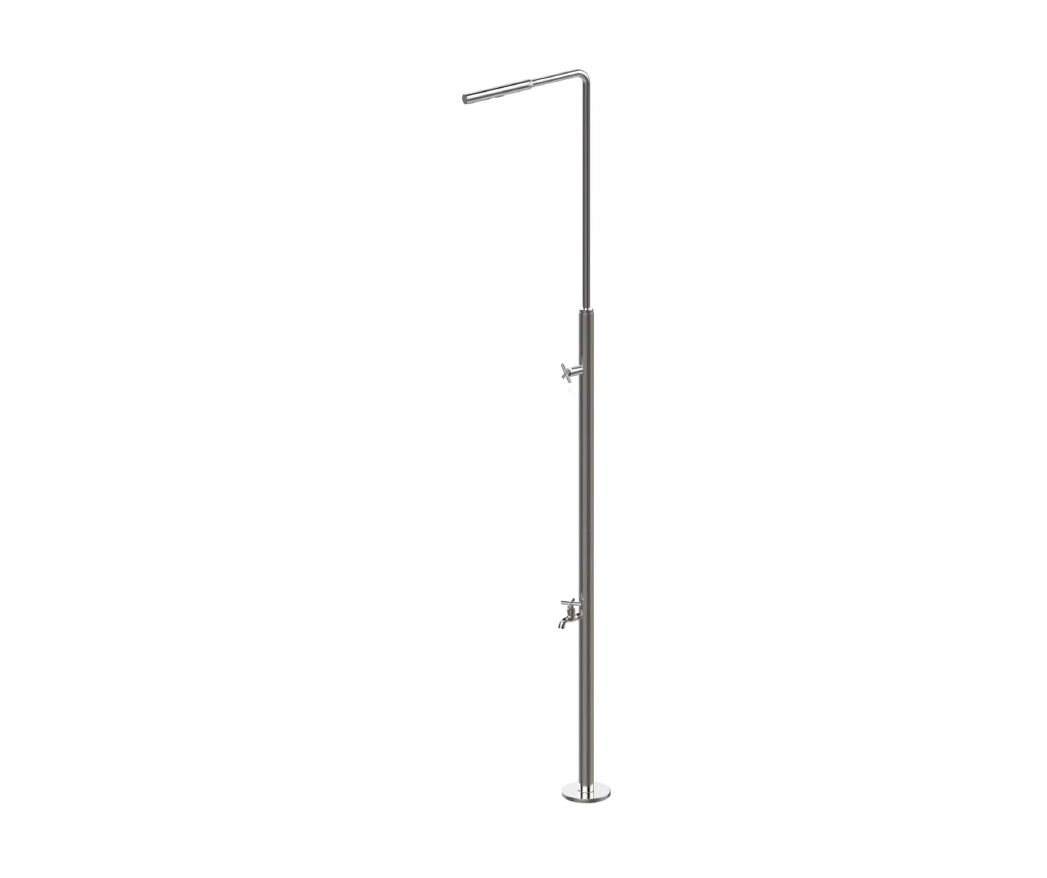 Chuveiro de Exterior em Inox para Piscina Ecopool Coral