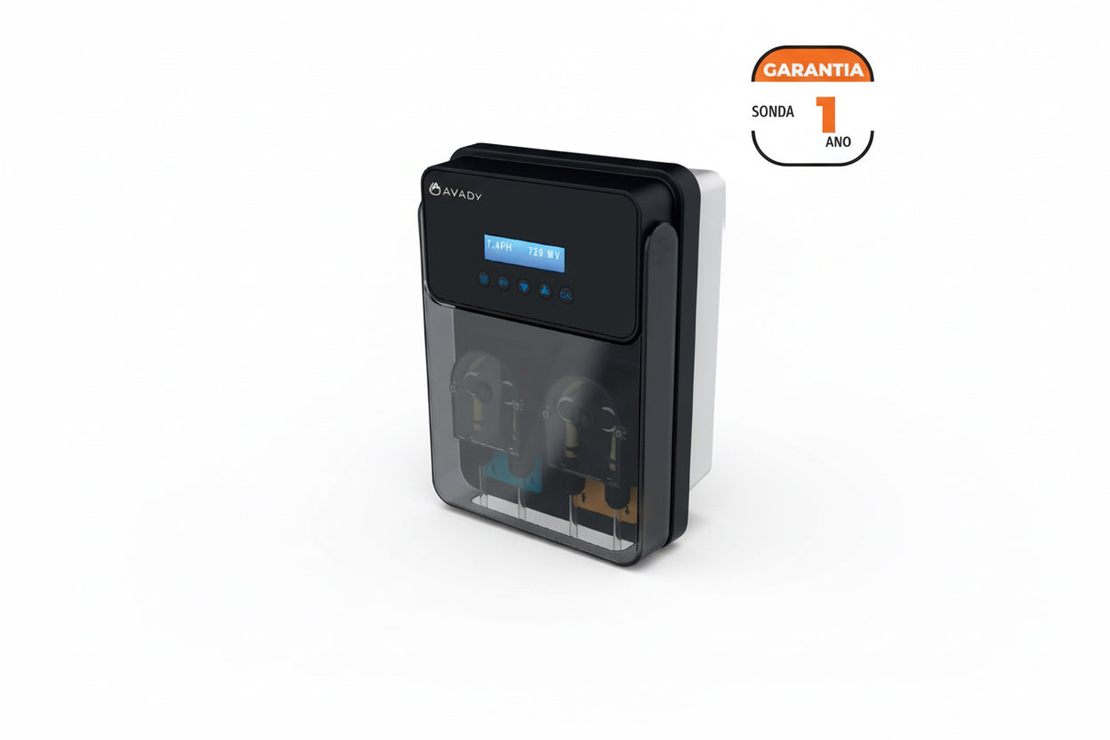 Bomba Doseadora Avady DUO pH/RX – Controlo Duplo Automático (de 15 a 150 m³)