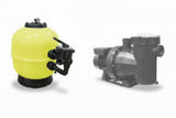 Pack de Filtração Premium Fluidra: Filtro Aster Amarelo + Bomba Victoria Plus Silent