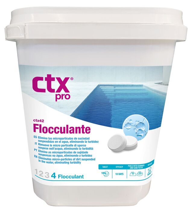 CTX-42 Floculante em Pastilhas 100g - Clarificador e Coagulante