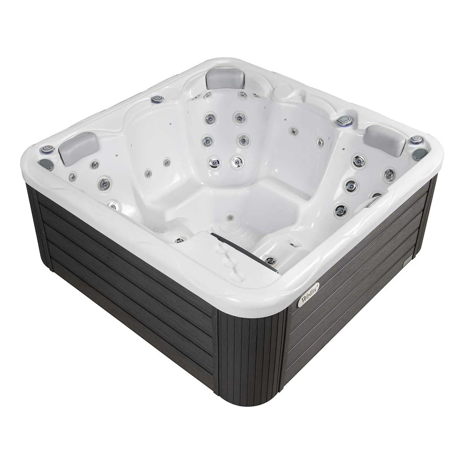Spa Pluto Wellis Plug & Play – Hidromassagem Premium com 42 Jatos e Som MyMusic 2.0