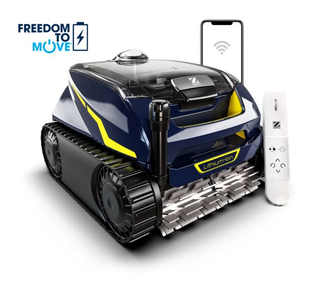 Robot de Piscina Sem Fios Zodiac RF 5600 IQ™ – Liberdade Total e Limpeza Superior