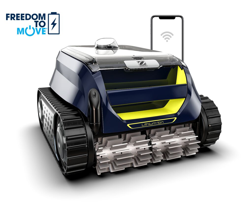 Robot Limpa-Piscinas Zodiac FREERIDER™ RF 42 iQ – Sem Fios & Aspiração Ciclónica