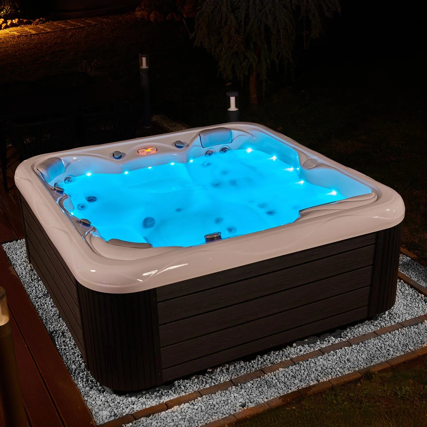 Spa Venus Wellis – Hidromassagem de Luxo com 49 Jatos e 5 Lugares