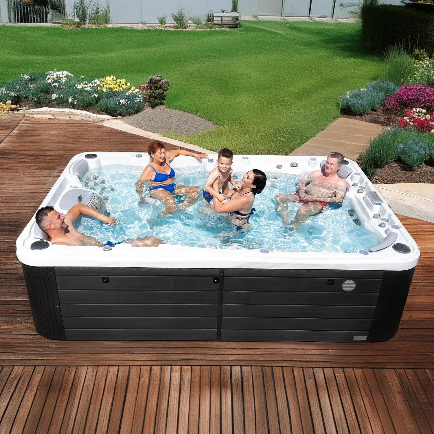 Swimspa Olympus Life Wellis – Piscina de Hidromassagem e Natação (Ref. WEH-860-0146)