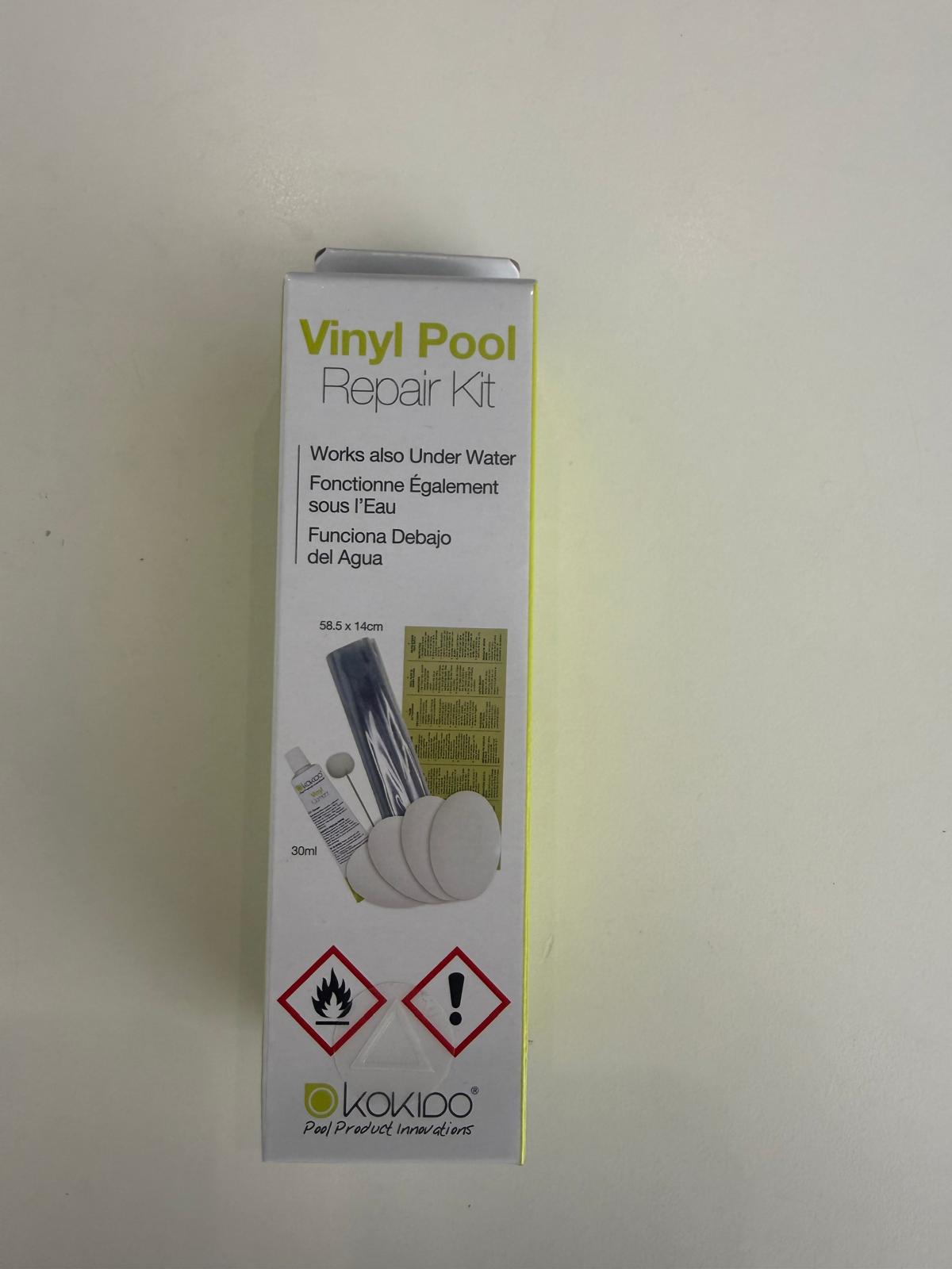 Kit de Reparação para Piscinas em Vinil: Solução Subaquática com Tubo de Cola e Remendos