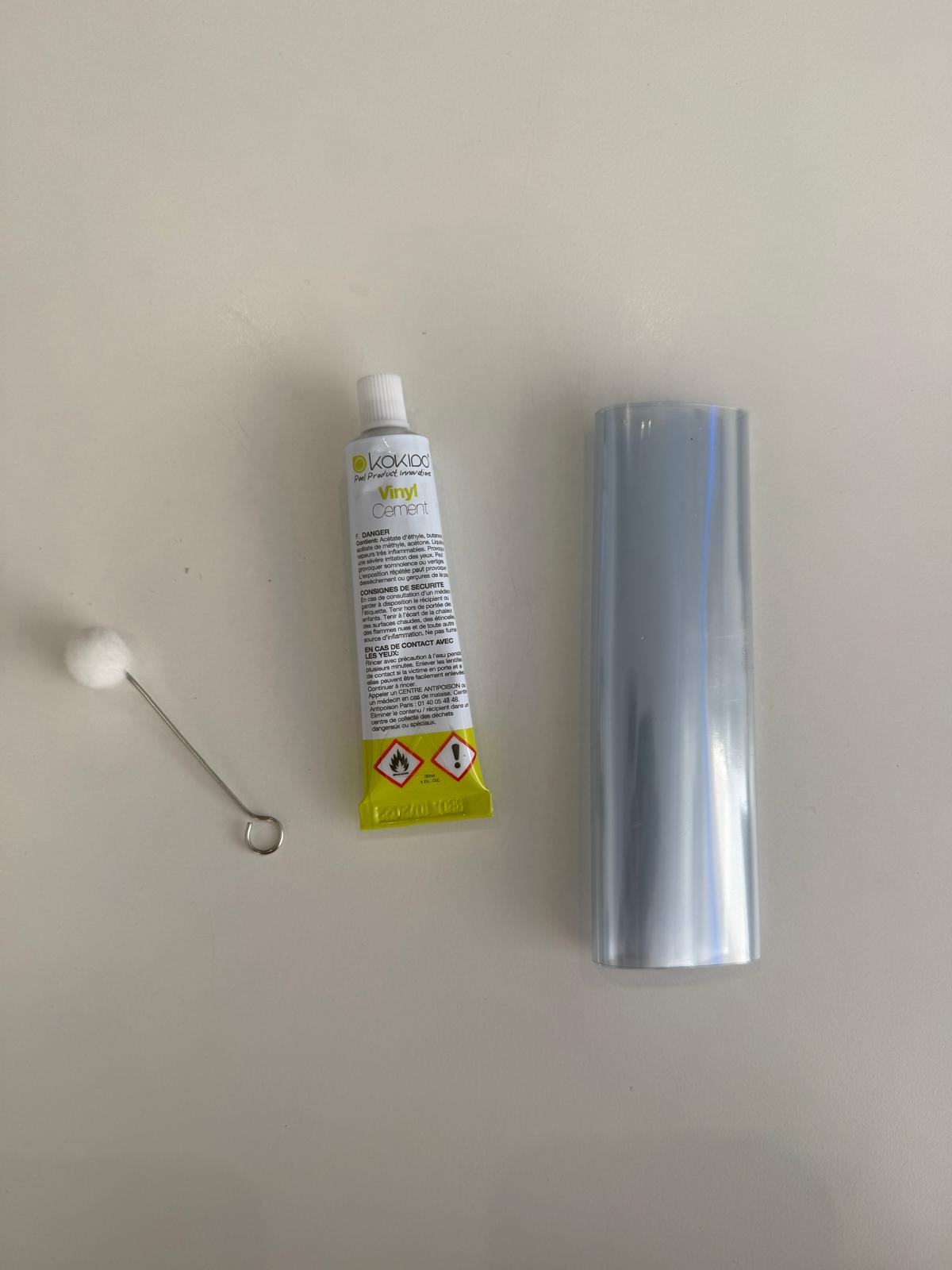 Kit de Reparação para Piscinas em Vinil: Solução Subaquática com Tubo de Cola e Remendos