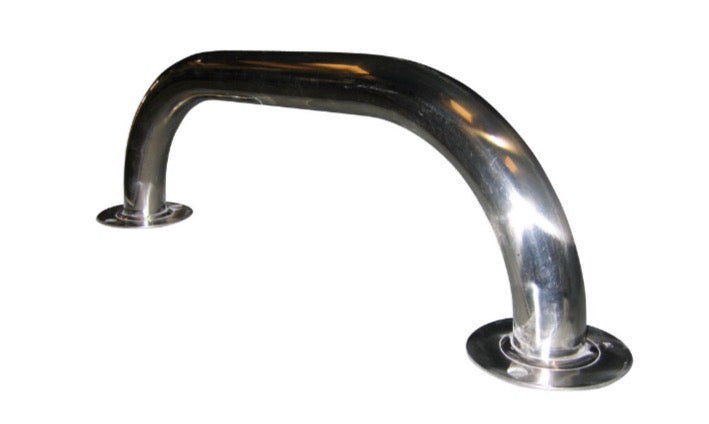 Agarradeira de piscina em inox AstralPool com platinas