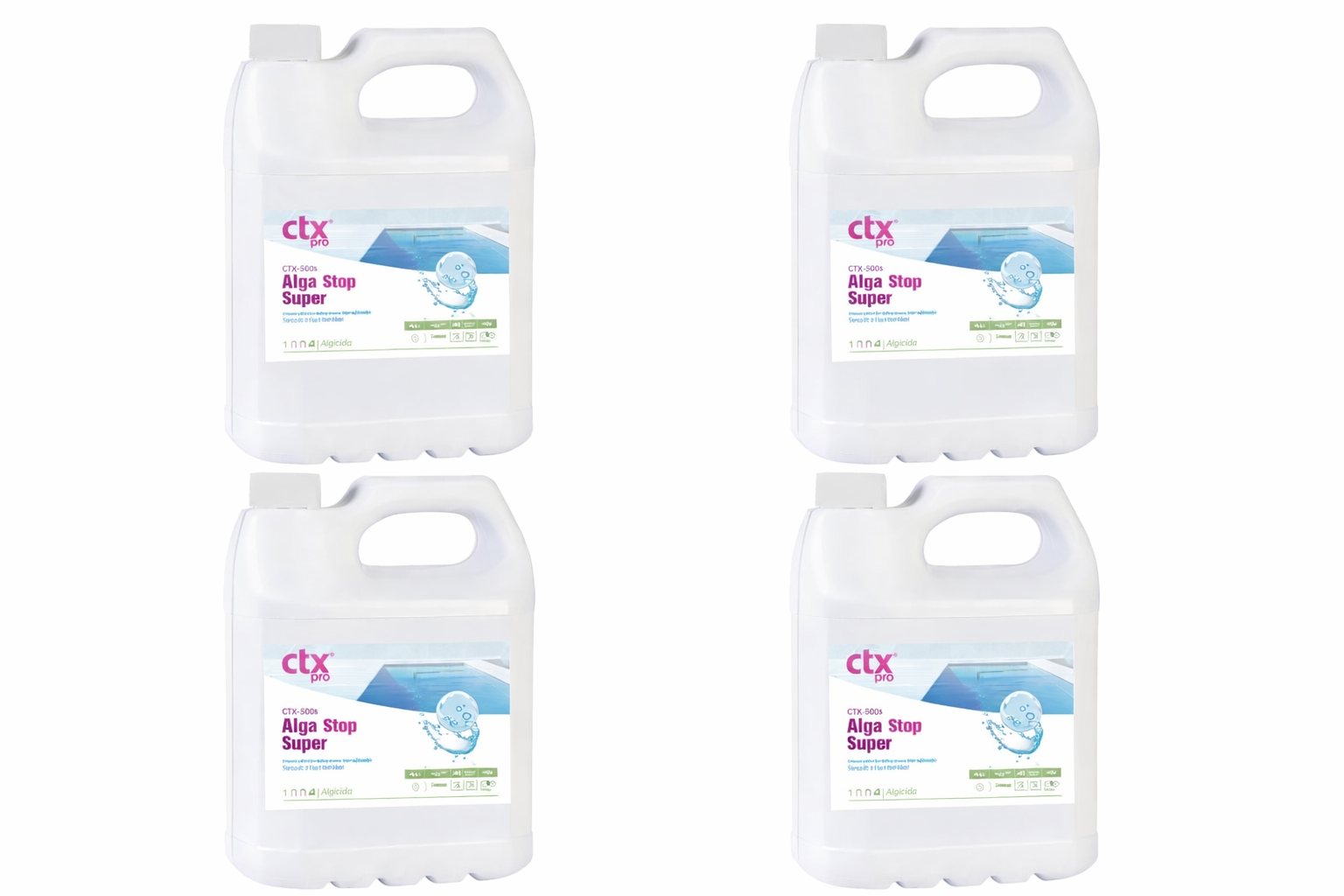 Algicida Concentrado CTX-500s AlgaStop Super - Eliminação e Prevenção de Algas