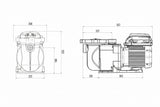 Bomba Pentair Superflo VSD – Velocidade Variável com Pré-filtro XL de 4,5L
