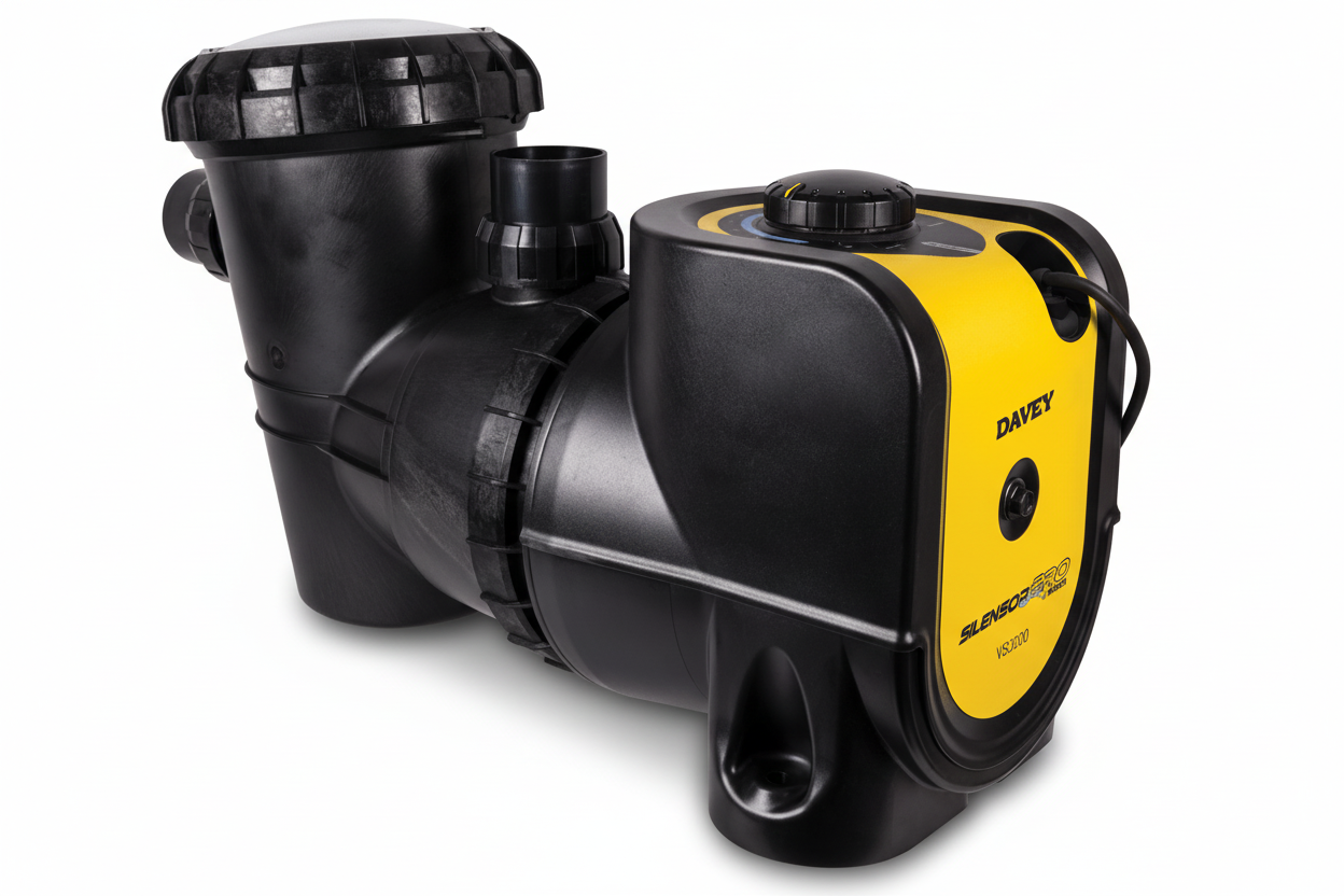 Bomba Davey Silensor Pro VSD – Ultra Silenciosa com Refrigeração a Água e 4.5L de Pré-filtro