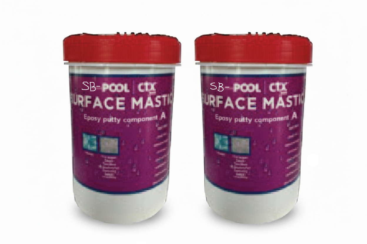 SB-Pool Surface Mastic (400g): Massa Epoxídica Bicomponente para Reparação Subaquática