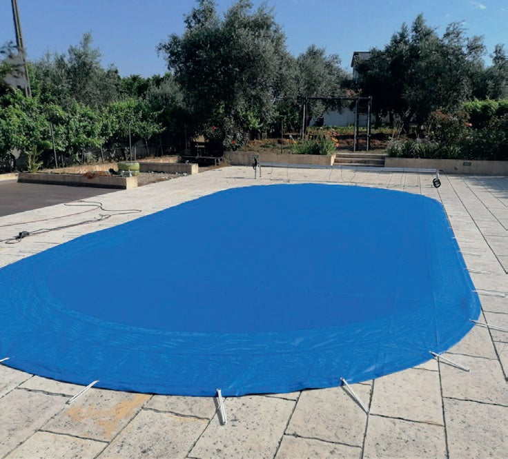 Cobertura de inverno para piscina em rede PVC 250 gr