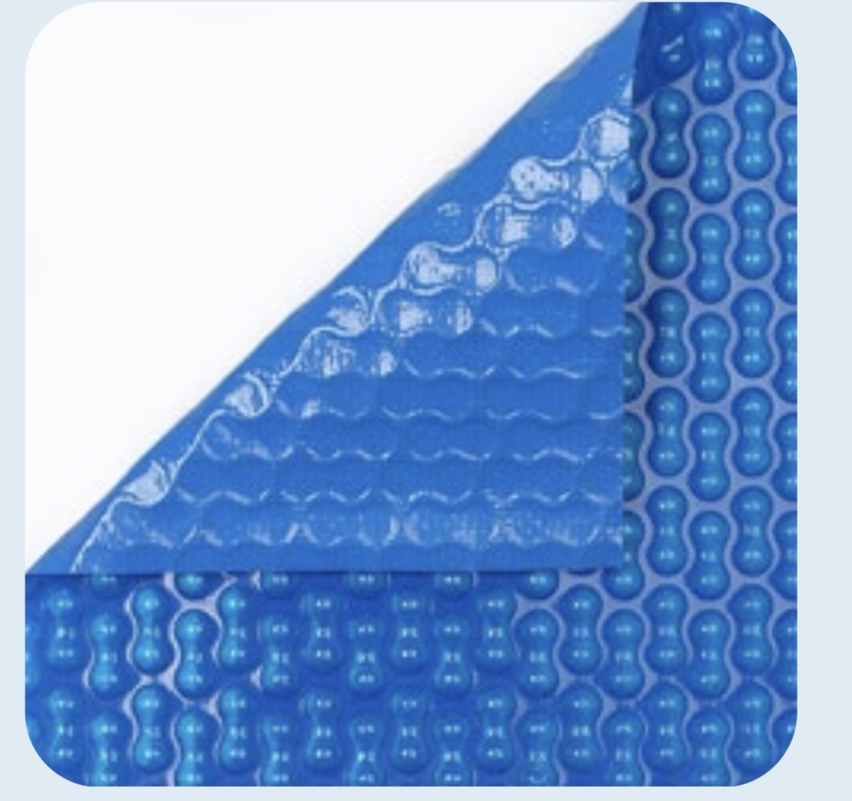 Cobertura de bolha reforçada GeoBubble 700 microns azul – mais forte e duradoura