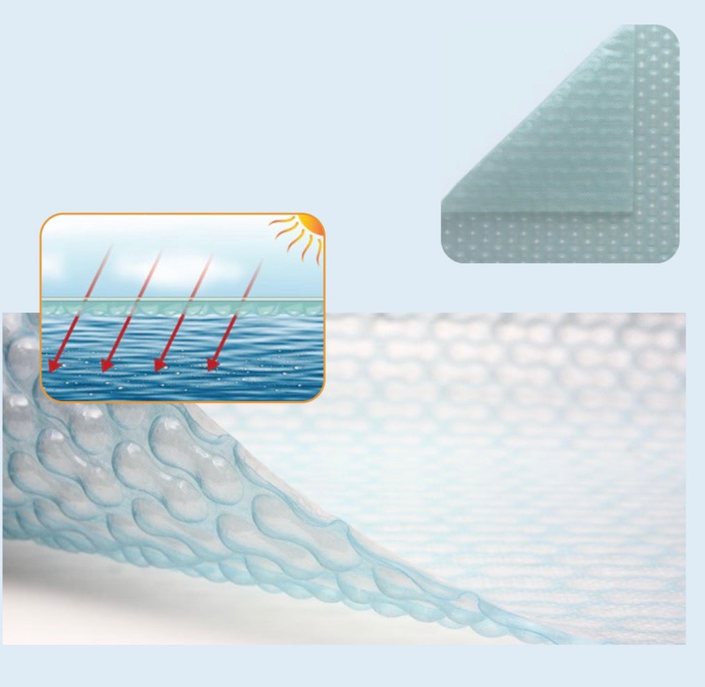 Cobertura térmica para piscina GeoBubble Sol+Guard Reforçada 800 microns