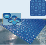 Cobertura térmica para piscina OXO 500 microns azul com bolha quádrupla