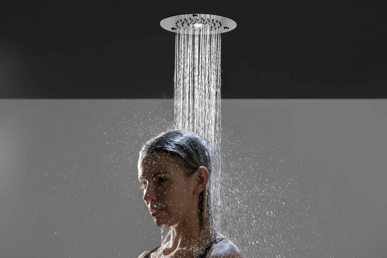 Sistema de Duche Bitérmico Lumina – Iluminação LED e Controlo Termostático de Luxo