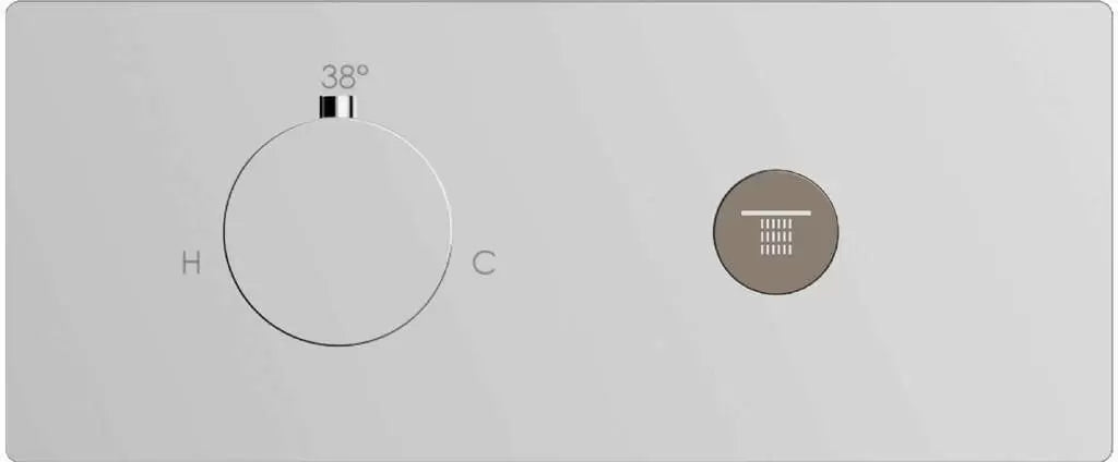 Sistema de Duche Bitérmico Lumina – Iluminação LED e Controlo Termostático de Luxo