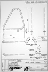 Corrimão de saída para piscina AstralPool – vista 13