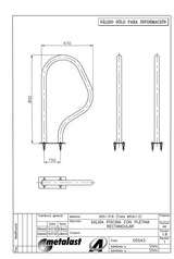 Corrimão de saída para piscina AstralPool – vista 8
