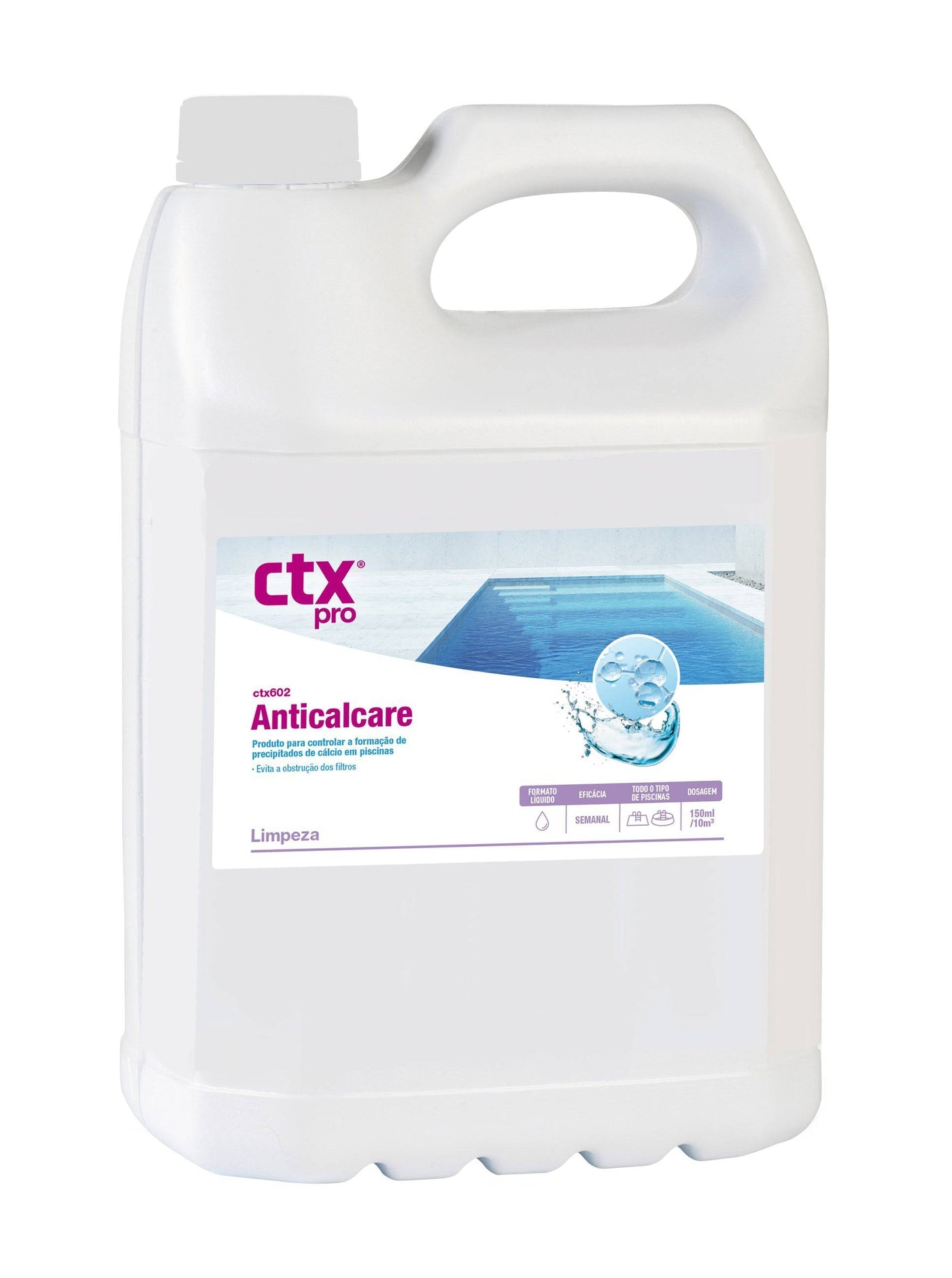 CTX-602 Anticalcário Eco 5L - Inibidor de Incrustações e Corrosão