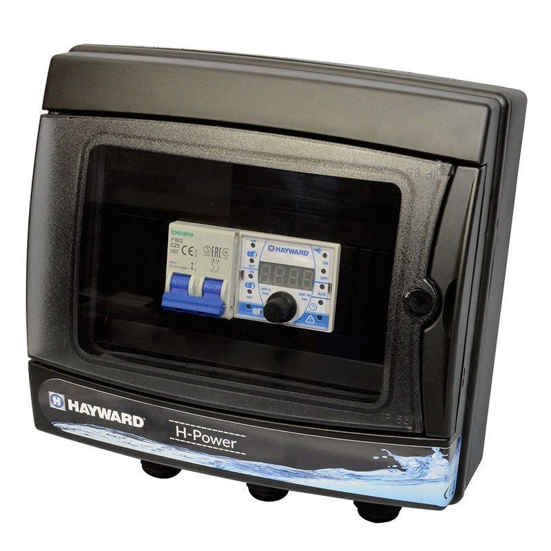 Quadro Elétrico H-Power Hayward Monofásico – Controlo Inteligente de Filtração e Iluminação