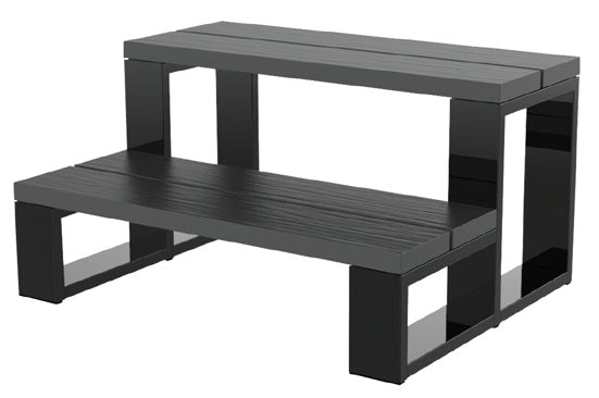 Degrau Duplo SCP para Spas Cor Carvão (Ref. PSY-850-0093)