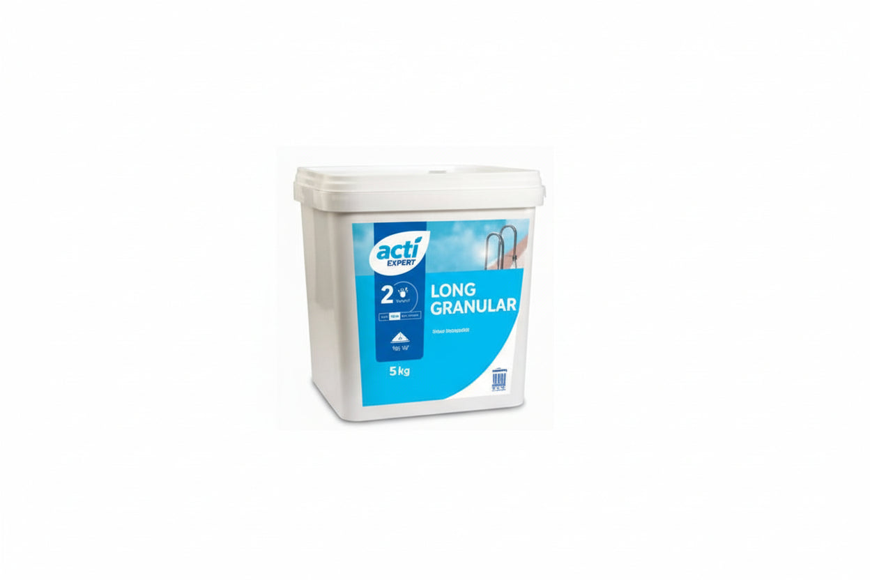 Acti Expert Long  - Cloro Granulado Tricloro ACTI Expert 5kg | Alta Concentração