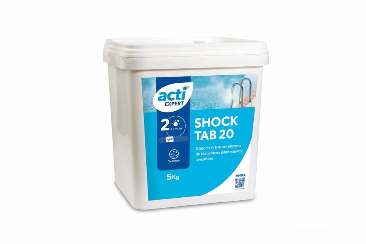 ACTI Expert Shock Tab 20 - Cloro de Choque em Pastilhas (5kg) - Recuperação Rápida