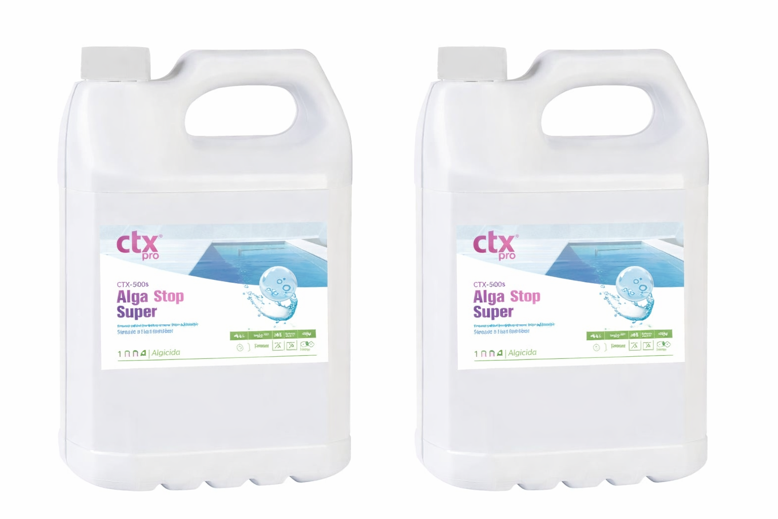 Algicida Concentrado CTX-500s AlgaStop Super - Eliminação e Prevenção de Algas