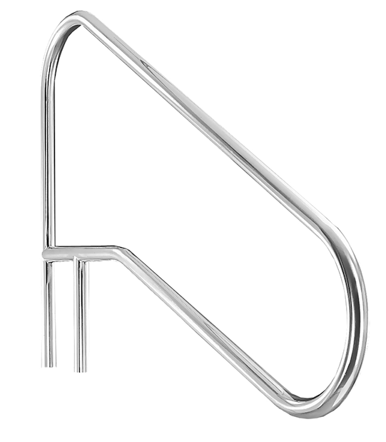 Corrimão de Piscina  - Aço Inox AISI 316 Eletropolido (Alta Resistência)