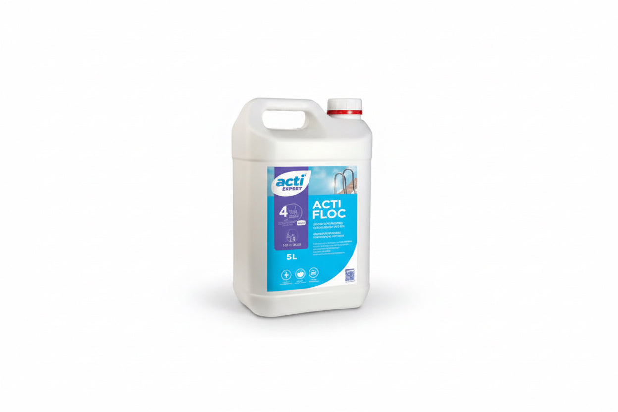 Floculante Líquido Acti Expert Floc – Clarificador para Filtros de Areia e Vidro